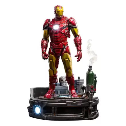 Marvel Statuie Art Scale Deluxe 1/10 Iron Man Unleashed 23 cm termékfotója