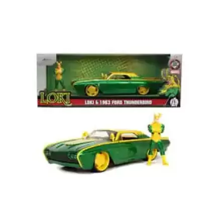 Marvel Model turnat sub presiune 1/24 Ford Thunderbird Loki poza produsului