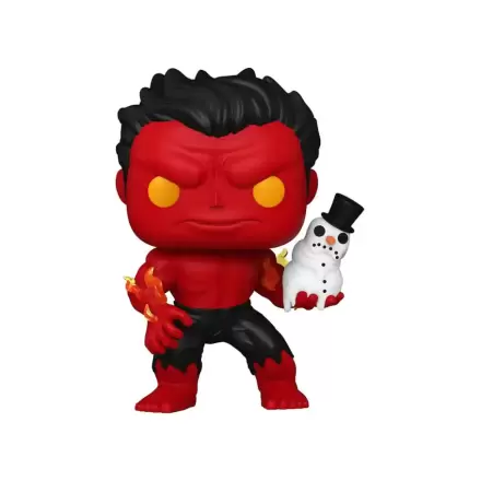 Marvel Funko POP! Figurina Vinyl de sărbători Red Hulk 9 cm termékfotója