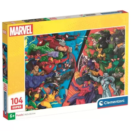 Marvel Heroes vs Villains super puzzle 104 piese poza produsului
