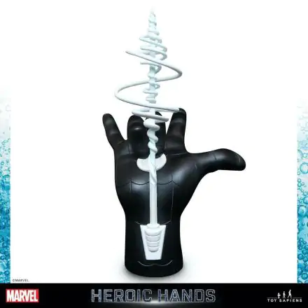 Marvel Heroic Hands Statuie Mărime Naturală #1B Spider-Man Costum Negru 26 cm termékfotója