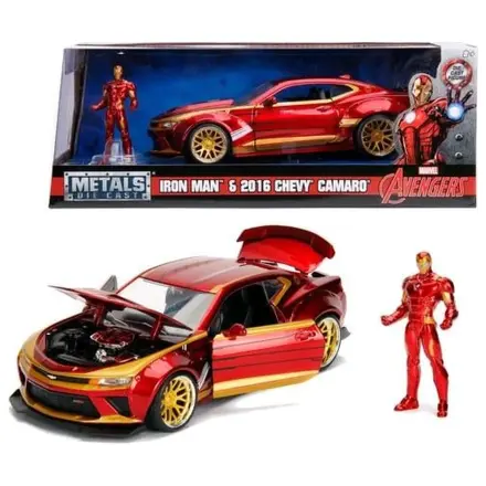 Marvel Iron Man 2016 Chevy Camaro SS 1:24 poza produsului