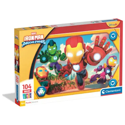 Marvel Iron Man and His Awesome puzzle 104 piese poza produsului
