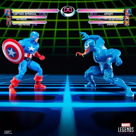 Marvel Legends Gamerverse Set Figurine de Acțiune 2 Captain America vs. Venom 15 cm poza produsului