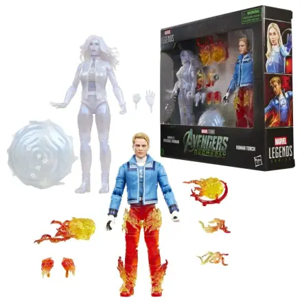 Marvel Legends Series Avengers Doomsday Invisible Woman & Human Torch pachet 2 figurine 15 cm poza produsului