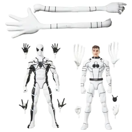 Marvel Legends Series Fantastic Four Mister Fantastic si Spiderman set 2 figurine 15cm poza produsului