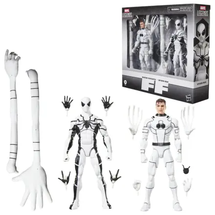 Marvel Legends Series Fantastic Four Mister Fantastic si Spiderman set 2 figurine 15cm poza produsului