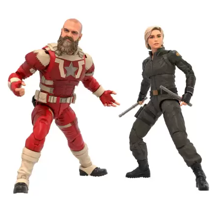 Marvel Legends Thunderbolts Yelena Belova & Red Guardian pachet 2 figurine poza produsului