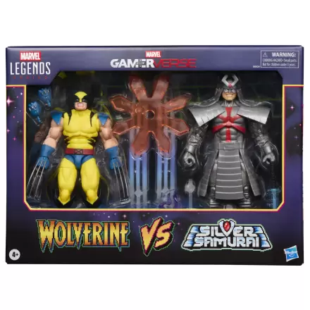 Marvel Legends Wolverine & Silver Samurai Gameverse pack 2 figurine 15cm poza produsului