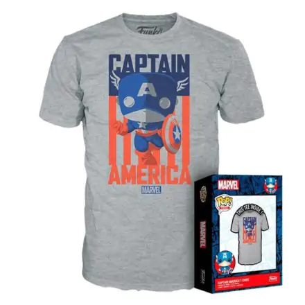 Tricou Marvel POP! Tees Captain America poza produsului