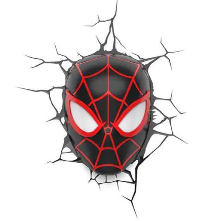 Marvel 3D LED Lumină Spider-Man Miles Morales Față 3D termékfotója