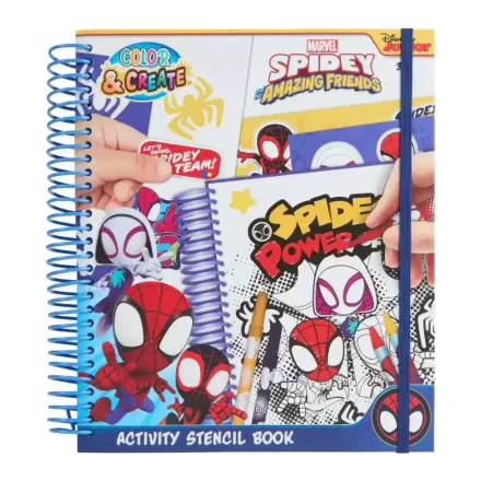 Marvel Spidey Amazing Friends carte de activități cu șabloane termékfotója