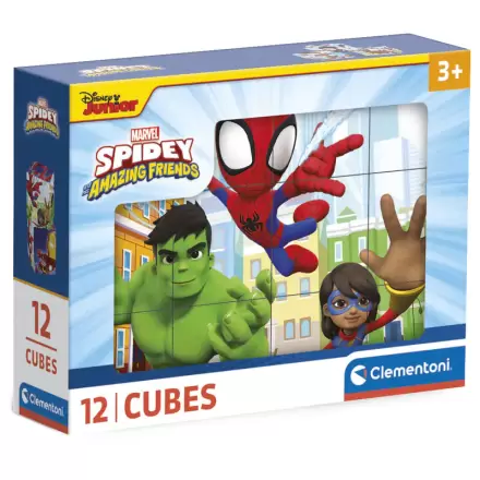 Marvel Spidey and His Amazing Friends puzzle cub 12 piese termékfotója