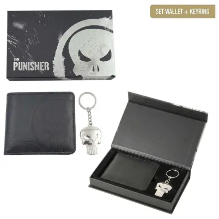Set cadou Marvel The Punisher portofel și breloc poza produsului
