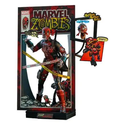 Figurină de acțiune Masterpiece Comics Marvel Zombies 1/6 Zombie Deadpool 31 cm termékfotója