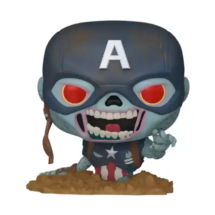Marvel Zombies Funko POP! Figurina de vinil Marvel Captain America 9 cm poza produsului