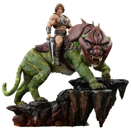 Masters of the Universe Art Scale Statuie 1/10 He-Man and Battle Cat 33 cm poza produsului