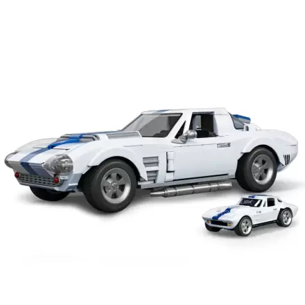 Mattel Brick Shop Hot Wheels Elite Series Set de construcție 1/16 Corvette Grand Sport poza produsului