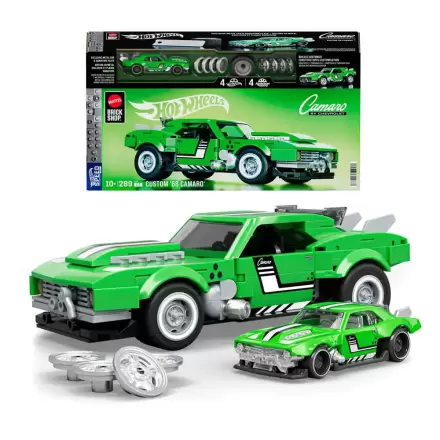 Mattel Brick Shop Hot Wheels Speed Series Set de Construcție 1/32 Custom '68 Camaro poza produsului