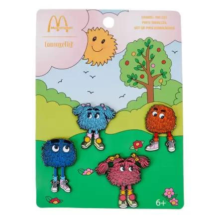 McDonalds by Loungefly Set 4 Ace Broșe Emailate Fry Gang 3 cm termékfotója