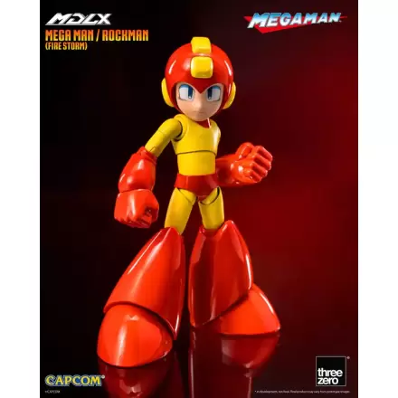 Figurină de acțiune Mega Man MDLX Mega Man / Rockman (Fire Storm) 10 cm termékfotója