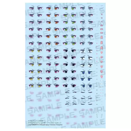 Megami Device M.S.G. Set de decaluri ochi 1/1 Plastic Model Kit Desire Maiden Raider Eye poza produsului