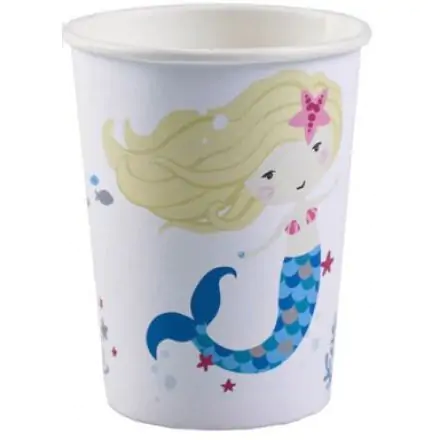 Mermaid Pahare de hârtie 8 bucăți 250 ml poza produsului
