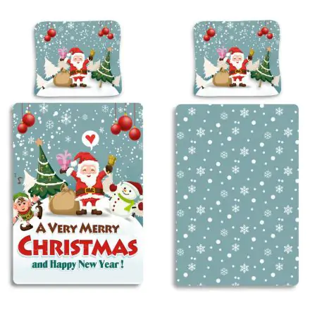 Merry Christmas, Set husa pilota de Craciun 140x200 cm, 70x90 cm poza produsului