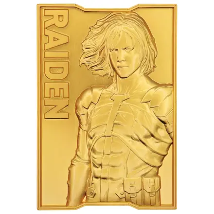 Metal Gear Solid 2 Ingot Raiden 24k Gold Plated Editie Limitata poza produsului