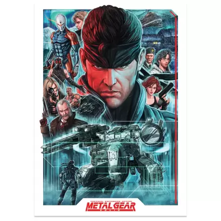 Metal Gear Solid Imprimare artistica Montaj Editie Limitata 42 x 30 cm poza produsului