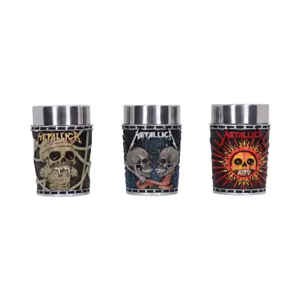 Pahare Metallica Pushead Art Set de 3 poza produsului