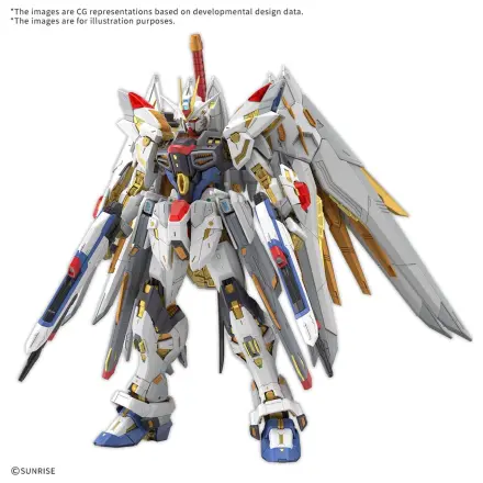 MGEX 1/100 Mighty Strike Freedom Gundam Mobile Suit Gundam SEED Freedom Master Grade Extreme Kit model poza produsului