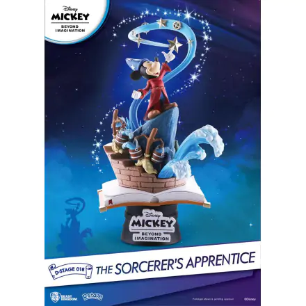 Mickey Beyond Imagination D-Stage PVC Diorama Ucenicul Vrăjitor 15 cm poza produsului