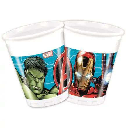 Mighty Avengers pahare din plastic pachet de 8 200 ml poza produsului