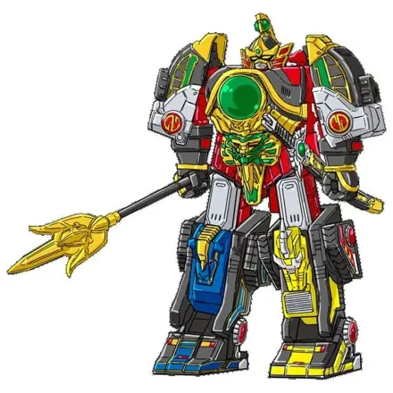 Mighty Morphin Power Rangers Thunder Megazord with Mega Power Sword figurina de actiune 28 cm poza produsului