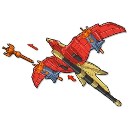 Mighty Morphin Power Rangers Thunderzord Figurina de actiune Firebird poza produsului