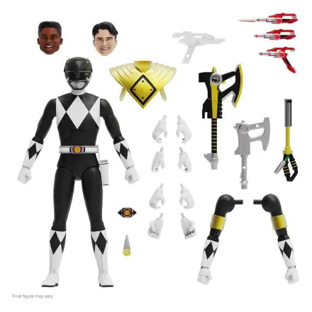 Mighty Morphin Power Rangers Ultimates Figurina de acțiune Black Ranger 18 cm termékfotója