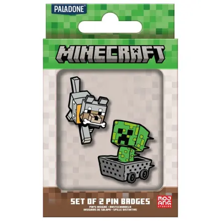 Minecraft Pin Insigna Pachet de 2 bucăți poza produsului