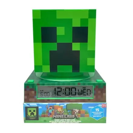 Lampă Minecraft 3D cu ceas deșteptător termékfotója