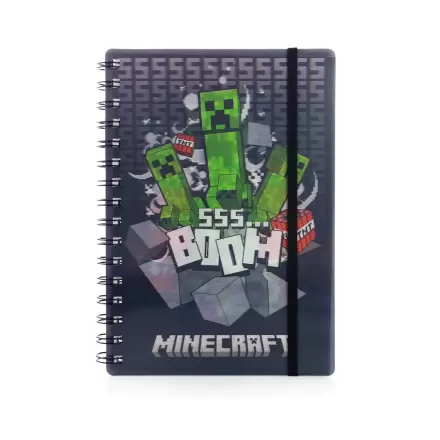 Minecraft 3D Caiet cu spiră A5 poza produsului