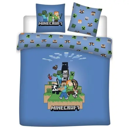 Lenjerie de pat Minecraft poza produsului
