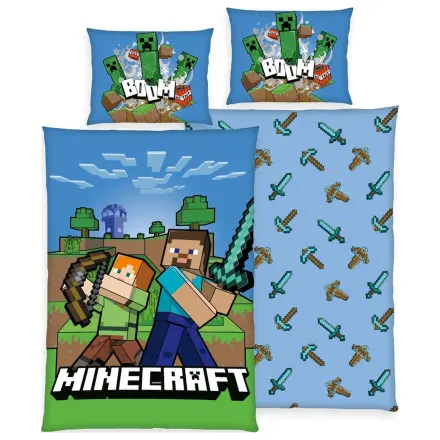 Minecraft lenjerie de pat Boom poza produsului
