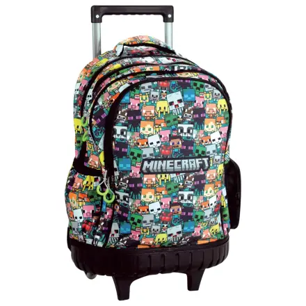 Minecraft Chibi Premium Rucsac scolara rulanta, geanta 42 cm poza produsului