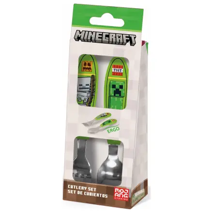 Minecraft Core Metal Ergo Set tacamuri - 2 piese poza produsului