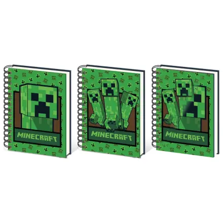 Minecraft Creeper A5 Caiet Lenticular poza produsului