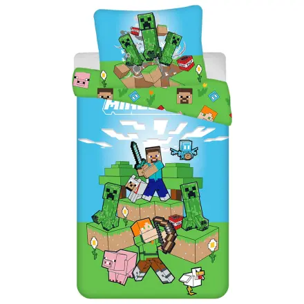 Minecraft Creeper Chaos Husă de Plapumă poza produsului