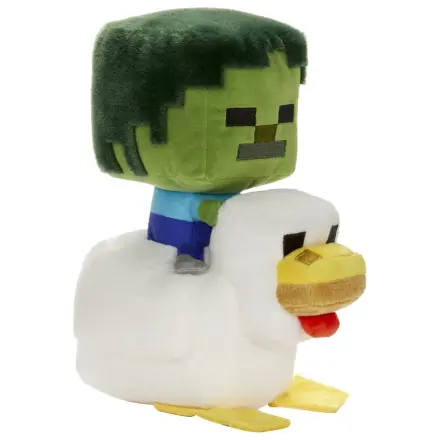 Minecraft Deluxe Figurina de plus Chicken Jockey 20 cm poza produsului