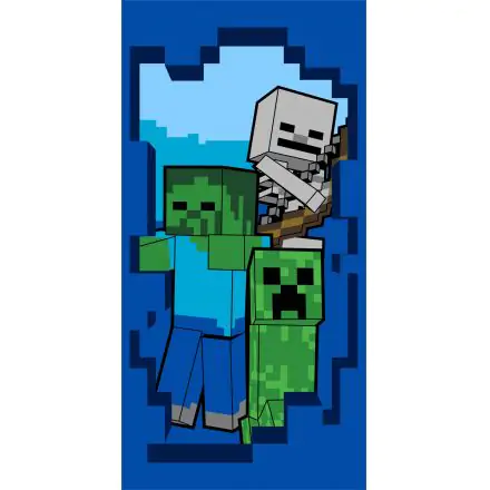 Minecraft Prosop de baie, Prosop de plaja Beware 70x140cm poza produsului
