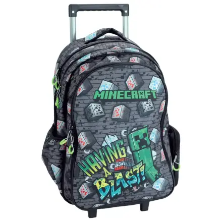 Minecraft Metro Art Blast Rolling ghiozdan, rucsac 46 cm poza produsului