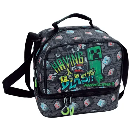 Minecraft Metro Art Thermal Lunch Bag 21 cm Geantă de prânz termoizolantă poza produsului